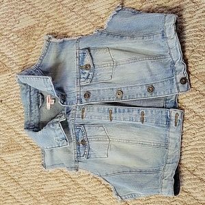 Bongo cut off denim jacket